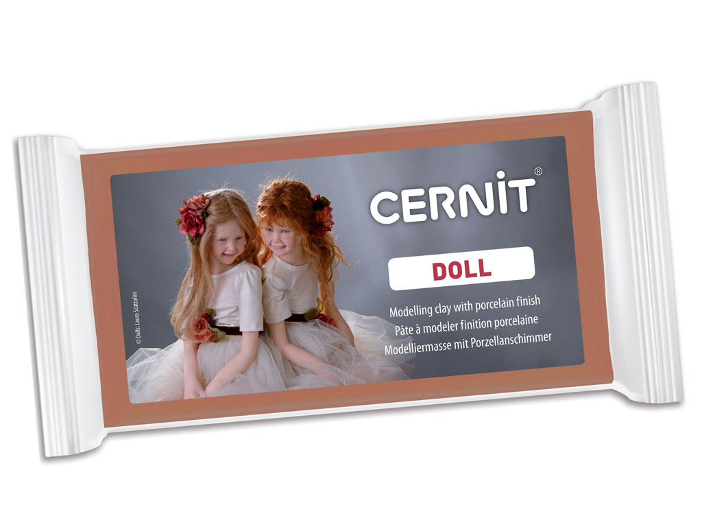 Polimērmāls Cernit Doll 500g 807 caramel
