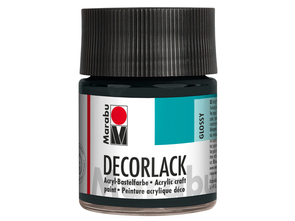 Dekoratyviniai dažai Decorlack 50ml 073 black