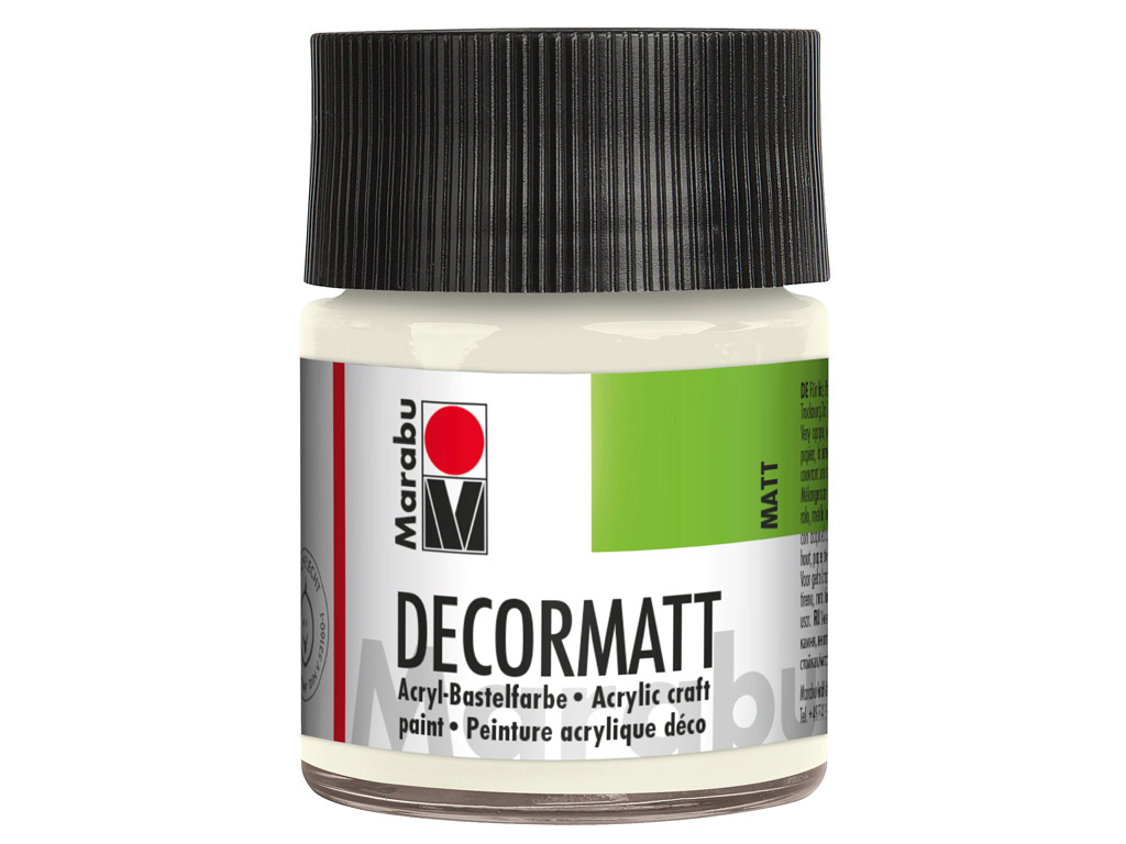 Dekorkrāsa Decormatt 50ml 070 white