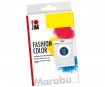 Tekstilės dažai FashionColor 30g ir fiksatorius 60g 058 parisian blue