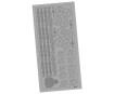 Outline Sticker 3622 Silver Numbers 25,50,60,70 blister