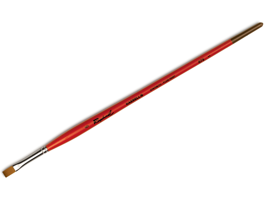 Brush Kaerell S Acryl 879 No 06 synthetic flat long handle