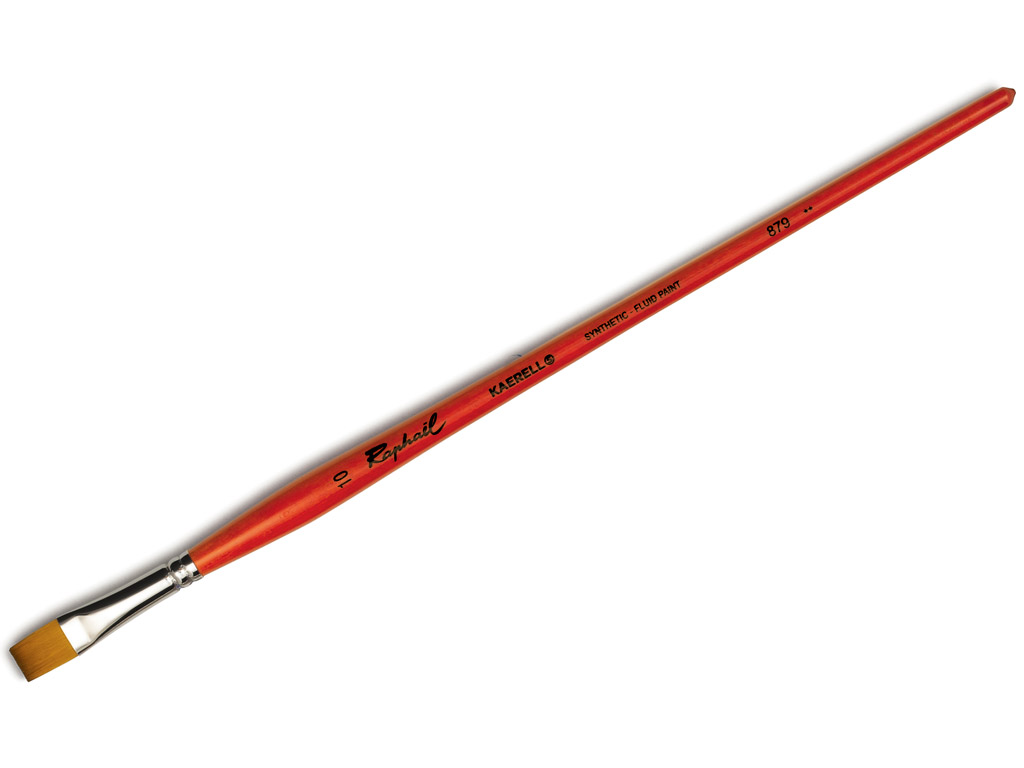 Brush Kaerell S Acryl 879 No 10 synthetic flat long handle