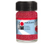Portselanivärv Marabu 15ml 532 glitter-red