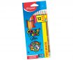 Krāsainais zīmulis ColorPeps Star 12gab.+zīmulis Blackpeps+zīmuļu asin