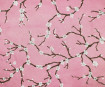 Nepalietiškas popierius 51x76cm Peach Blossom White/Black on Pink
