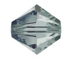 Krištolinis karoliukas Swarovski rombas 5328 6mm 14vnt. 215 black diamond