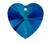 Ripats Swarovski süda 6228 10.3mm 5tk 001BBL crystal bermuda blue