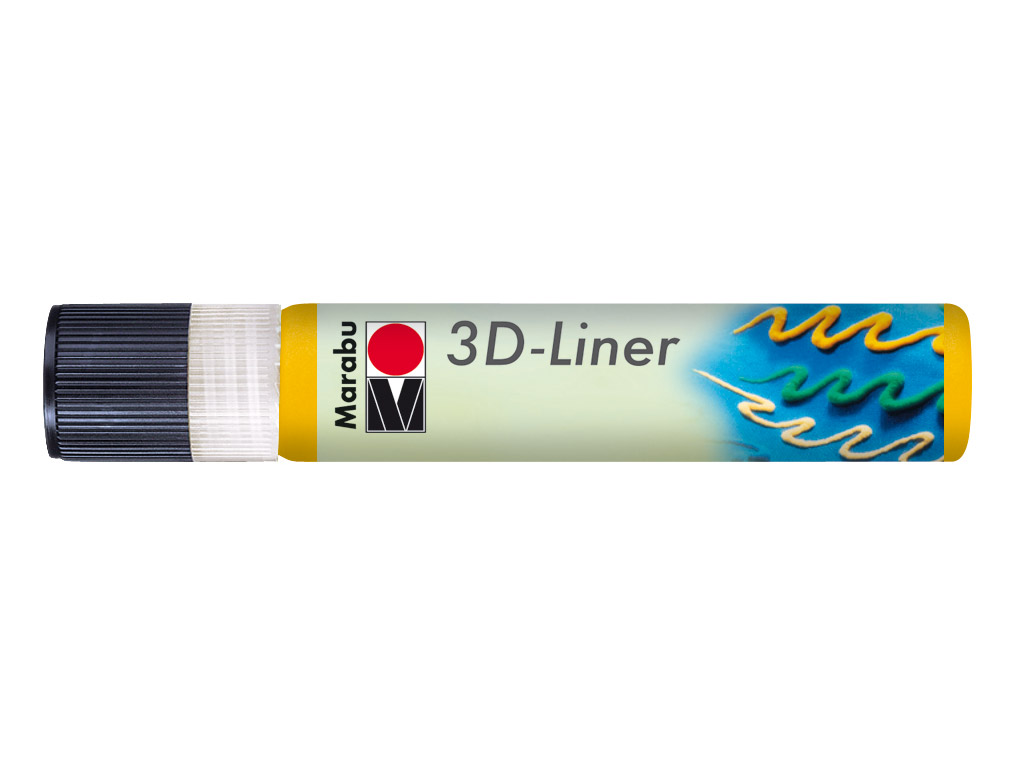 3D Liner Marabu 25ml 621 medium yellow