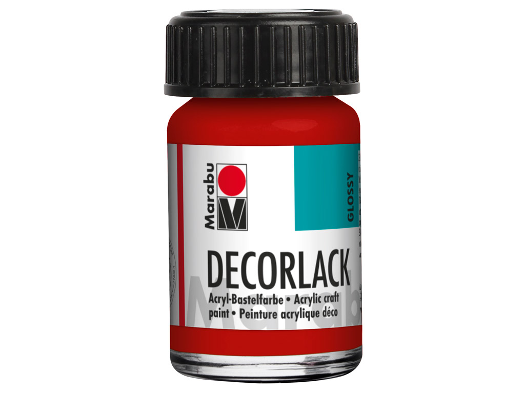 Dekorkrāsa Decorlack 15ml 031 cherry red
