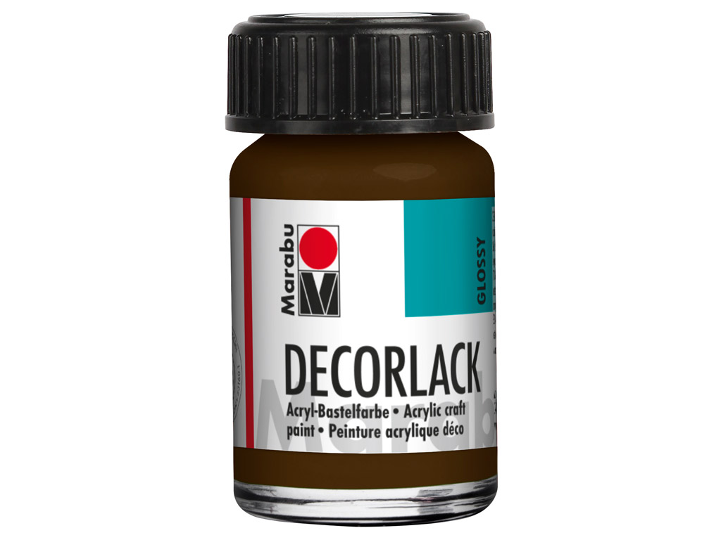 Dekorkrāsa Decorlack 15ml 045 dark brown