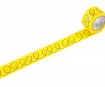 Washi dekoratyvi lipni juostelė mt minä perhonen 27mmx10m smile yellow