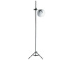 Artist studio lamp Daylight Clip-on silver + stand (bulb E15800)
