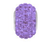 Crystal bead Swarovski BeCharmed Pave 80201 15mm 539 tanzanite