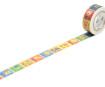 Washi dekoratyvi lipni juostelė mt for kids 15mmx7m alphabet A-M