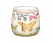 Candle with glass d=7cm h=7cm Media Butterflies
