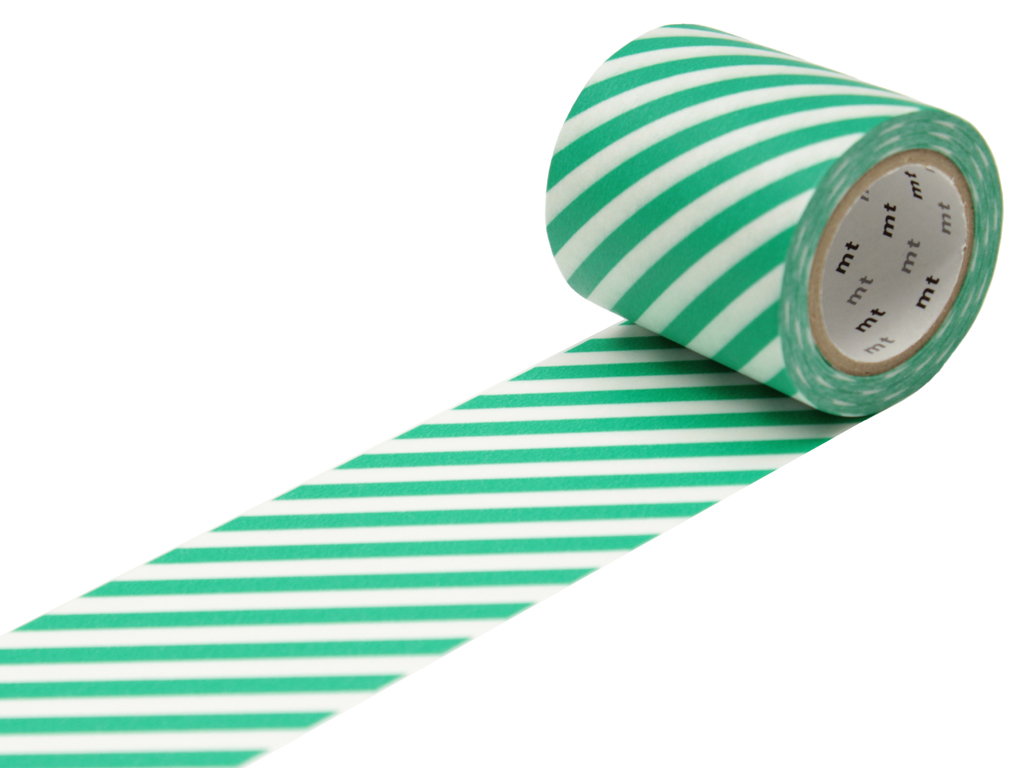 Masking tape mt casa 50mmx10m stripe green