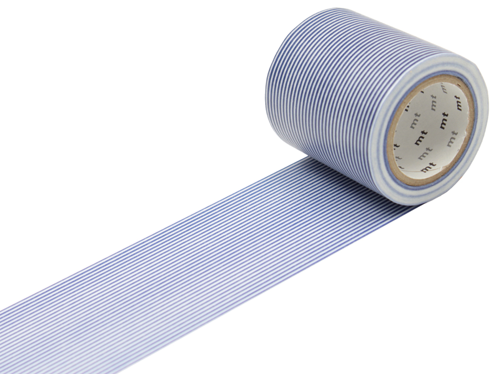 Masking tape mt casa 50mmx10m border blue