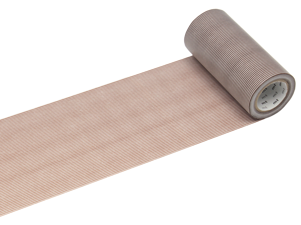 Masking tape mt casa 100mmx10m border brown