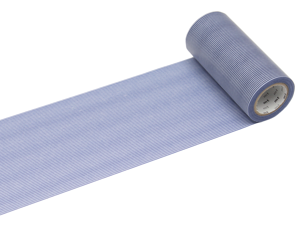 Masking tape mt casa 100mmx10m border blue