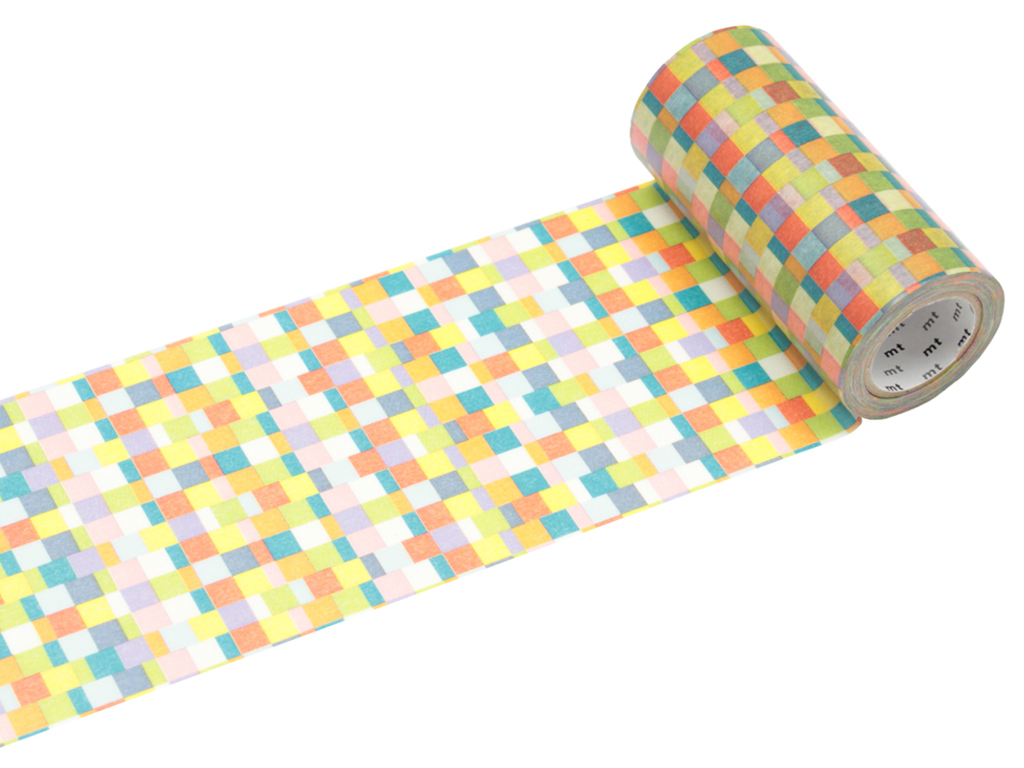 Masking tape mt casa 100mmx10m mosaic bright