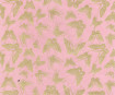 Nepalietiškas popierius A4 Butterfly Gold on Pink