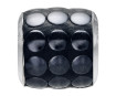 Kristallhelmes Swarovski BeCharmed Pave metallic 80701 9.5mm 02 black polished