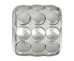 Kristallhelmes Swarovski BeCharmed Pave metallic 80701 9.5mm 03 silver brushed