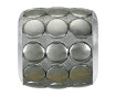 Kristallhelmes Swarovski BeCharmed Pave metallic 80701 9.5mm 27 gun metal polished