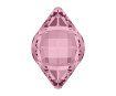 Crystal fancy stone Swarovski lemon 4230 19x12mm 001ANTP crystal antique pink