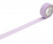 Washi teip mt fab 15mmx10m stripe lavender