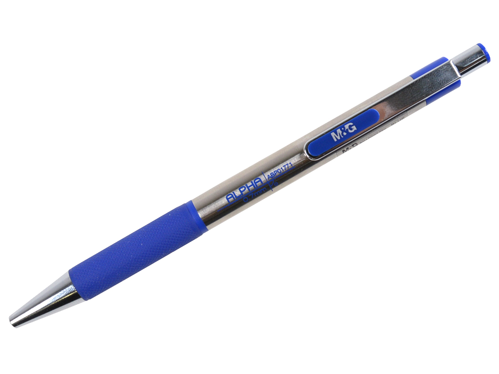 Ballpoint pen M&G Metal 0.7 blue