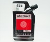 Acrylic colour Abstract 120ml 674 vermilion