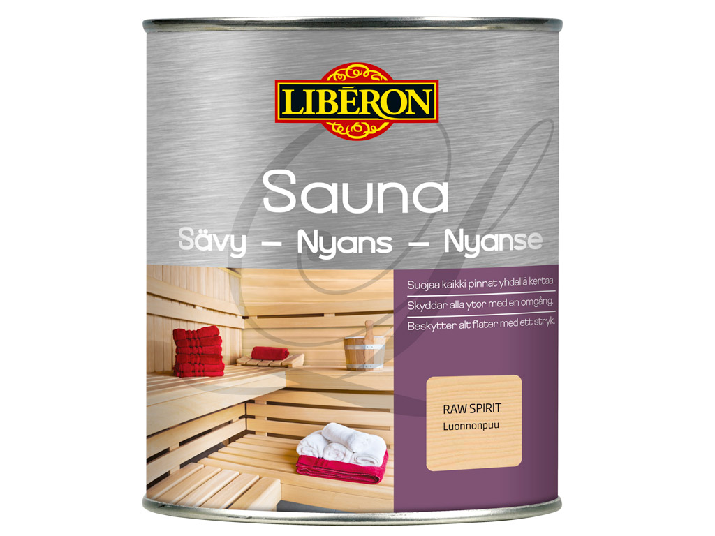 Wood dye Liberon Sauna 750ml natural wood