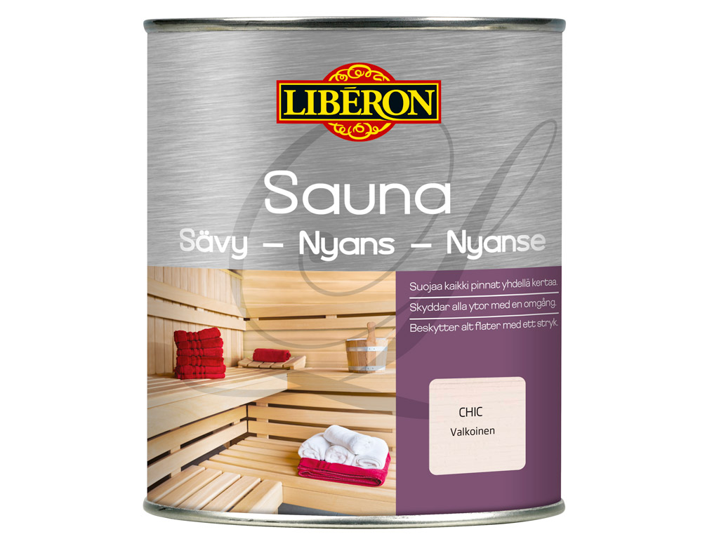 Wood dye Liberon Sauna 750ml white
