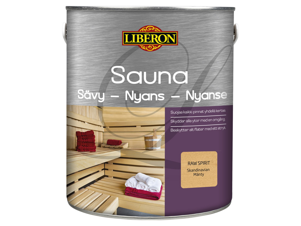 Wood dye Liberon Sauna 2.5L Scandinavian pine