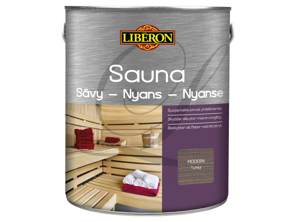 Wood dye Liberon Sauna 2.5L ashened wood