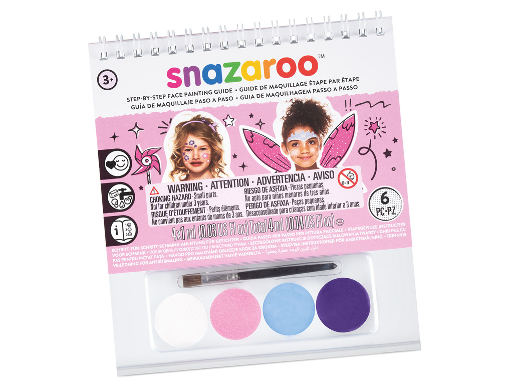 Face Painting Booklet A6 4x1ml+brush Girls