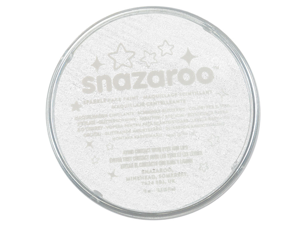 Face paint Snazaroo 18ml sparkle white