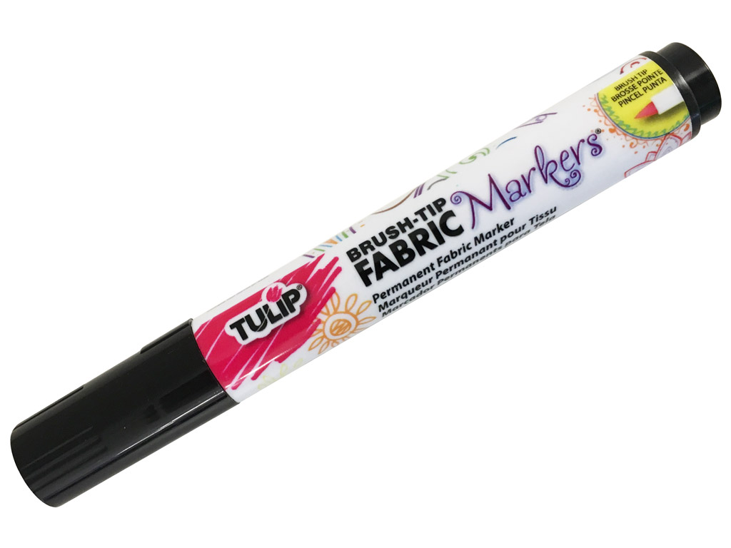 Fabric marker Tulip Brush-Tip black