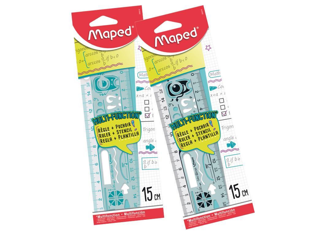 Ruler Maped 15cm GeoNotes blister