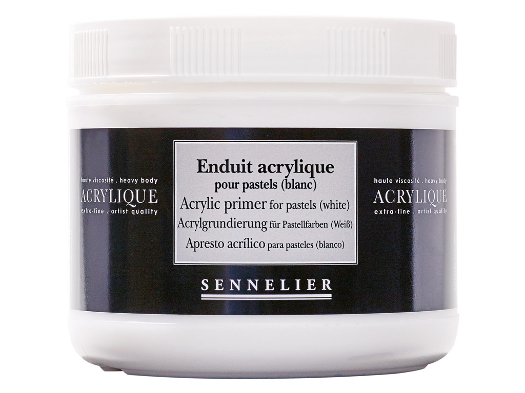 Acrylic primer for pastels Sennelier 500ml white