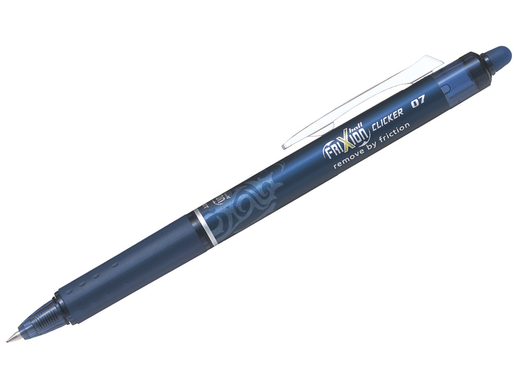 Rollerball pen erasable Pilot Frixion Clicker 0.7 blue black