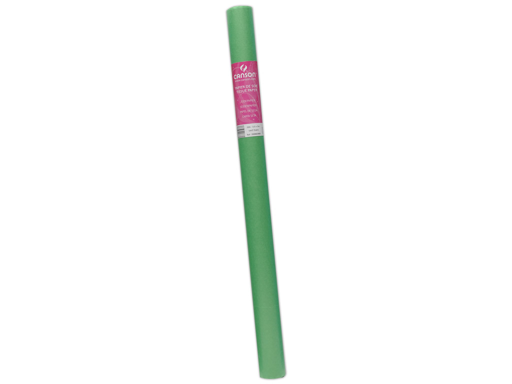 Silk paper Canson 0.5x5m 021 bright green