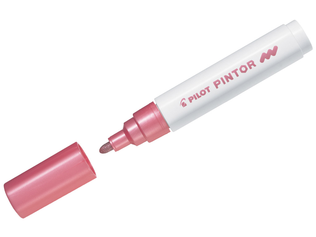 Dekoratyviniai žymekliai Pilot Pintor M metallic pink