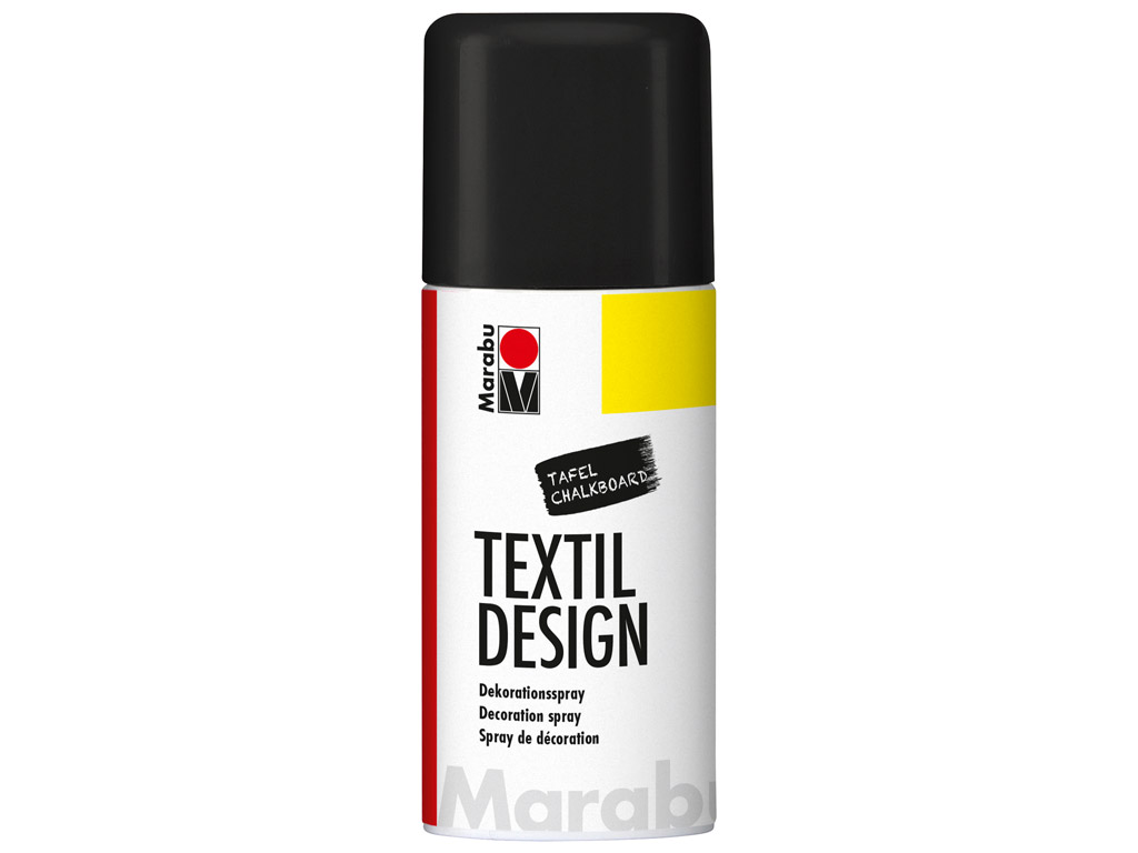 Tāfeles krāsas tekstilam Textil Design aerosols 150ml 875 black