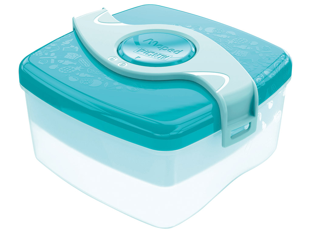Lunch box Maped Picnik Kids Origins with 2 compartments 1.4l turquoise