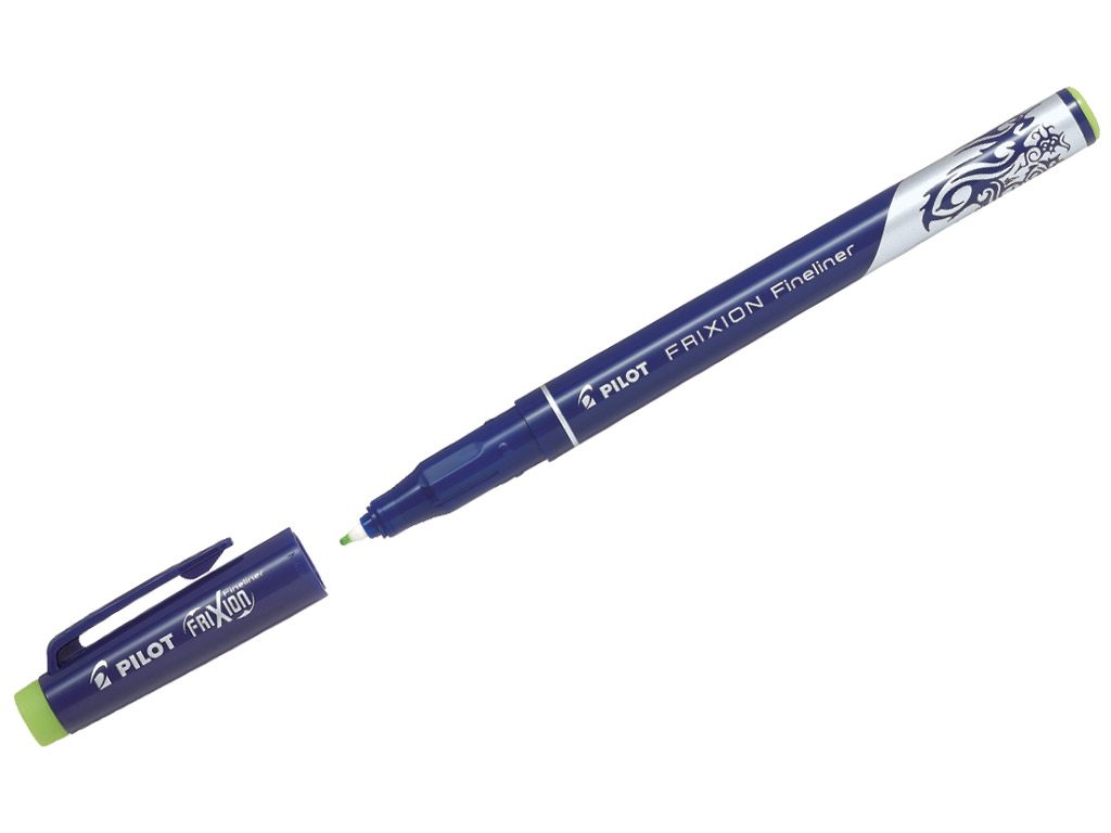 Tintes pildspalva izdzēšams fineliner Pilot Frixion 0.45 gaiši zaļa