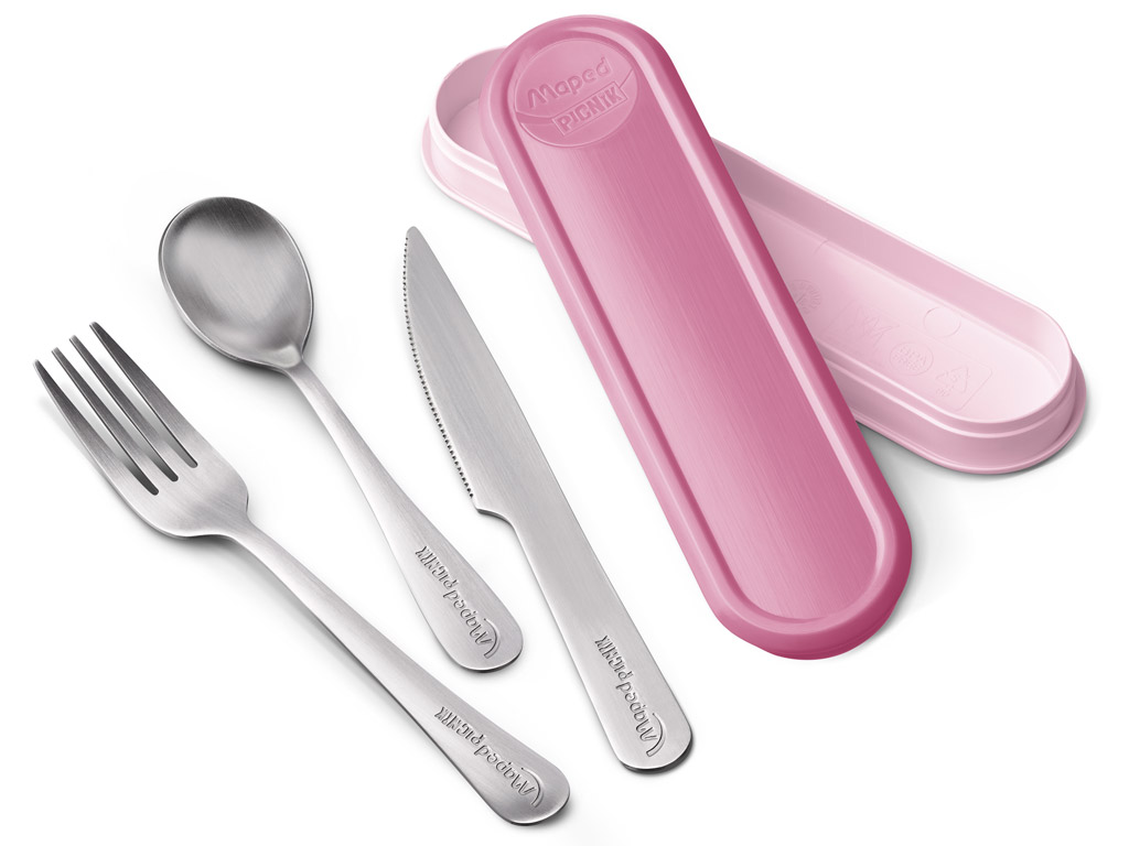 Cutlery Maped Picnik Adult Concept 3 piece box tender rose