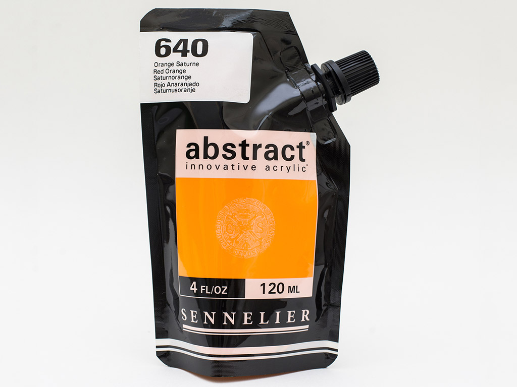 Acrylic colour Abstract 120ml 640 red orange